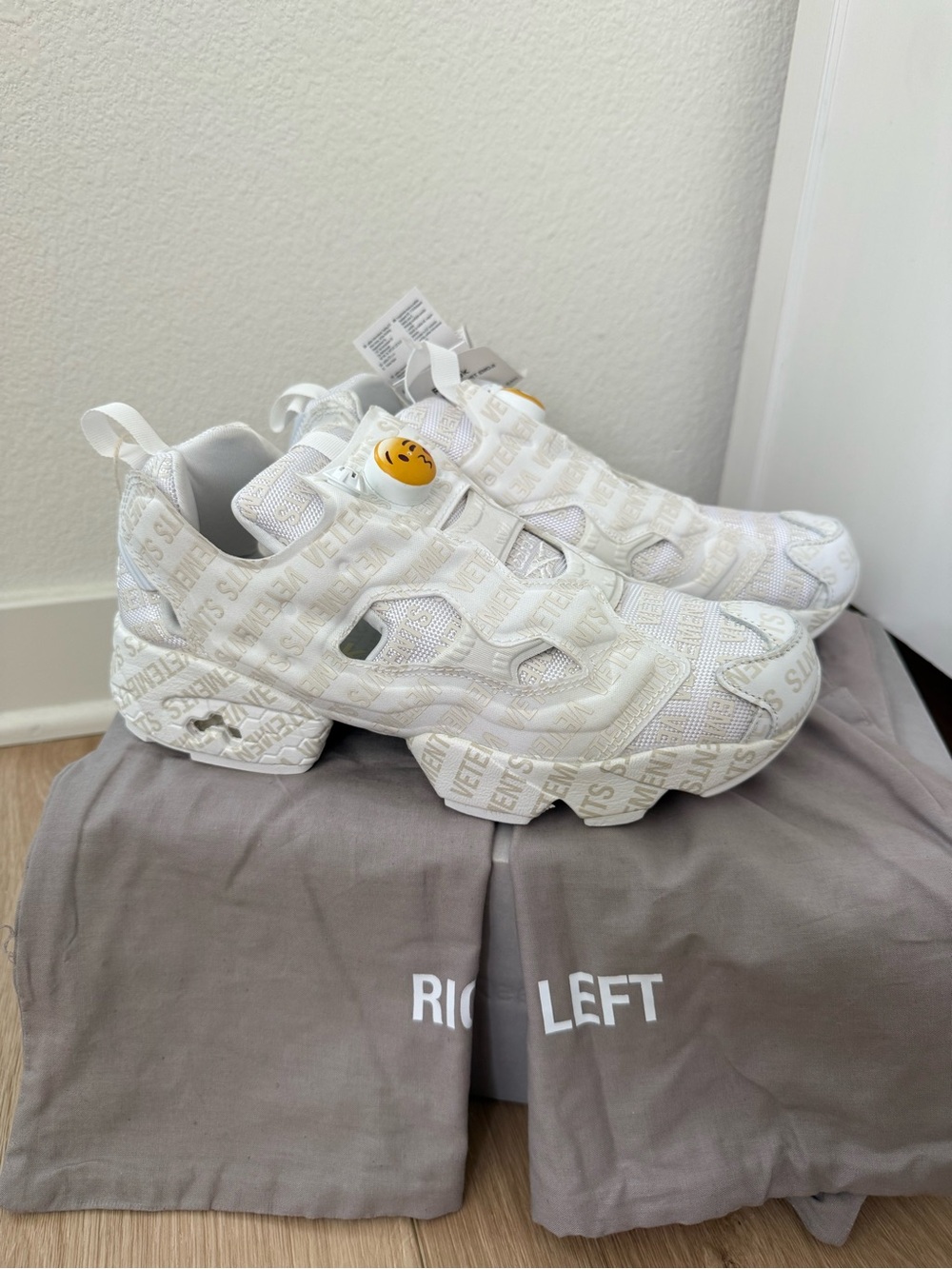 VETEMENTS x Reebok InstaPump Fury Emoji Sneakers (7 Men, 9 Women) NIB Unisex